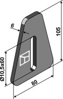 Abstreifer Passend für Strom Bednar 23579