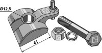 Zinkenhalter kpl. Passend für Kverneland Deutz-Fahr...
