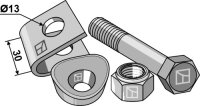 Zinkenhalter kpl. Passend für Fella 460304K