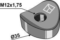 Zinkenhalter Passend für Kuhn 57702200