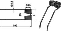 Pick-Up Zinken Passend für Claas 00 0918 238 0 00...