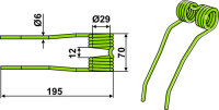 Pick-Up Zinken Passend für Claas 00 0986 290 0