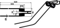 Schwaderzinken Passend für Deutz-Fahr VF16504333.86
