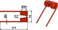 Pick-Up Zinken Passend für Deutz-Fahr VF06263431