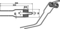Schwaderzinken Passend für Deutz-Fahr VF16502735
