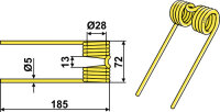 Pick-Up Zinken Passend für John Deere CC32965
