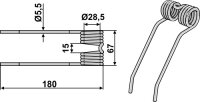 Pick-Up Zinken Passend für Mc Hale CTN00008