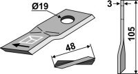 Rotorklingen Passend für Claas 00 0904 177 8