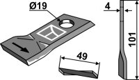 Rotorklinge Passend für Niemeyer 570447