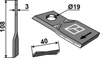 Rotorklinge Passend für Reform 226611657