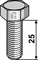 Klingenschraube M10x15 8.8 Passend für Fella 124508...