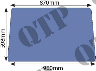 Glas hinten oben