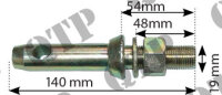 Gerätebolzen Kat 1 - 3/4" UNF