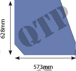 Türglas oben links / rechts