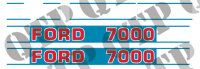Schildersatz Ford 7000