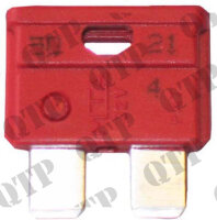 Flachstecksicherung 10 Amp. rot