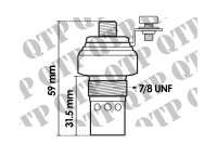 Heater Plug Old Type 12v Screw Type (large hole 20.8mm...