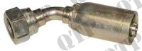 Kupplung 3/8" x 3/8" BSP 45Â° Kurve