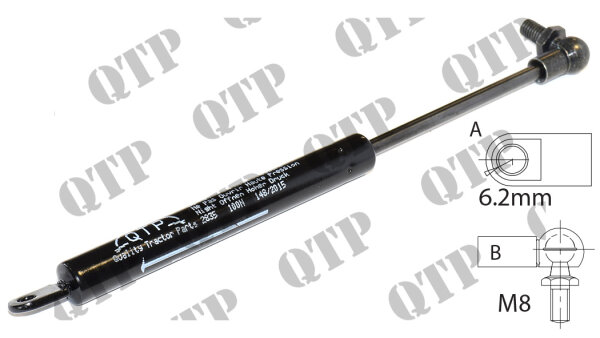Gasdruckfeder 245mm 100N Frontscheibe