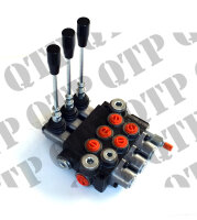 Spool Monoblock Valve 3 Banks 3/8"