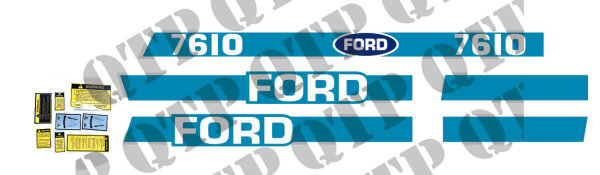 Schildersatz Ford 7610