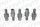Pin Screw 16 x 1.5 x 78mm New Holland