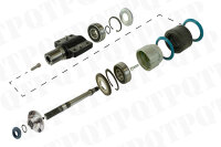 Front Axle Kit Ford New Holland T6. T6010 - T6070 Series