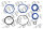 Power Steering Ram Seal Kit Ford 40 TS TM Series