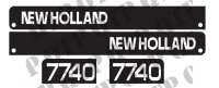 Schildersatz New Holland 7740