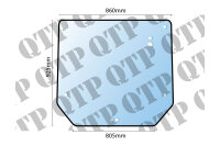 Glas hinten oben