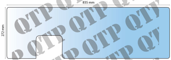 Glas hinten unten
