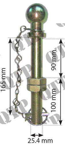 Anhängerkupplung Kugelbolzen & Kette, S.3211, S3211, VLE2106