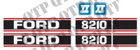 Typenschild - Ford 8210 Force 2 rot & schwarz