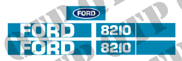 Schildersatz Ford 8210