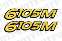 John Deere 6105M Model Decal Left and Right *Order with...