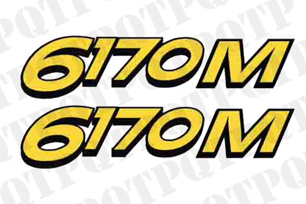 John Deere 6170M Model Decal Left and Right *Order with 56586 for Complete Set