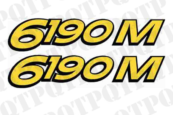 John Deere 6190M Model Decal Left and Right *Order with 56586 for Complete Set
