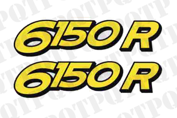 John Deere 6150R Model Decal Left and Right *Order with 56586 for Complete Set