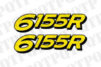 John Deere 6155R Model Decals Left and Right *Order with...