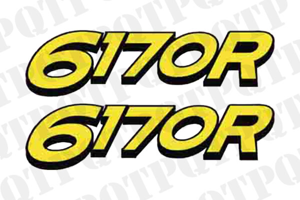 John Deere 6170R Model Decal Left and Right *Order with 56586 for Complete Set
