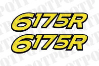 John Deere 6175R Model Decal Left and Right *Order with...