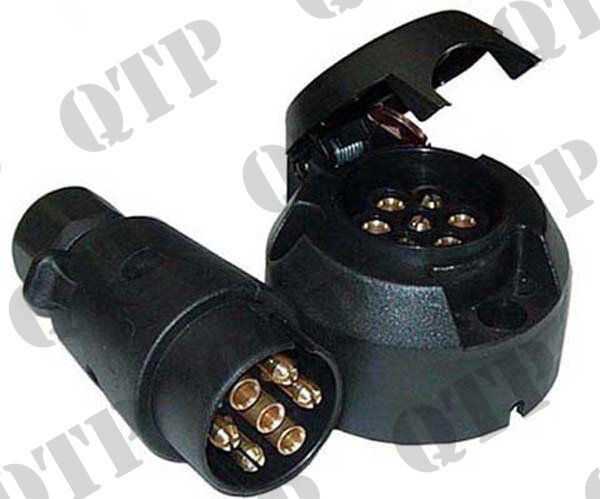 Anhängersteckdose & Stecker 7-polig