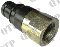 Buchse 1/2" männlich flach