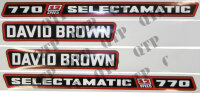 Schildersatz - David Brown 770