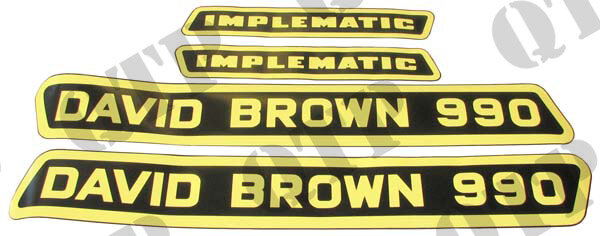 Schildersatz David Brown 990