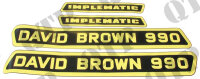Schildersatz David Brown 990