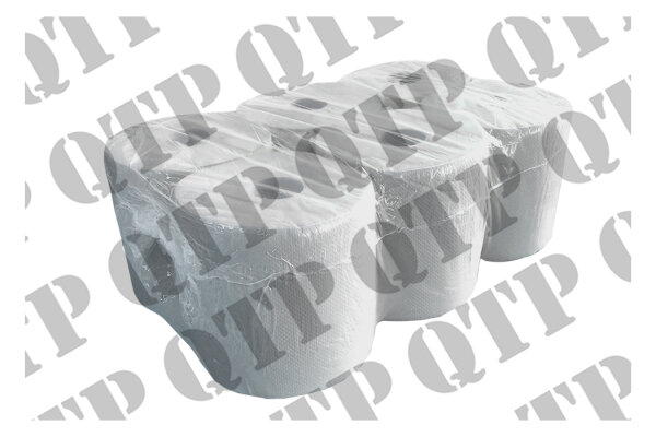 Mittige blaue Papierrolle - 6 Rollen