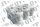 Mittige blaue Papierrolle - 6 Rollen