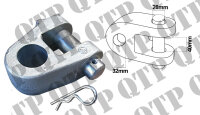 Scharniergelenk hydraulischer Oberlenker Kat 3