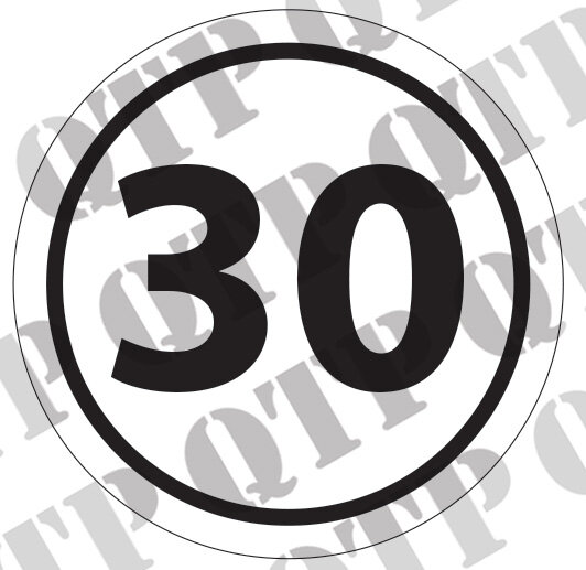 Schild 30 km/h